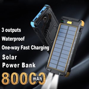 Power Bank Solar 80000mAh