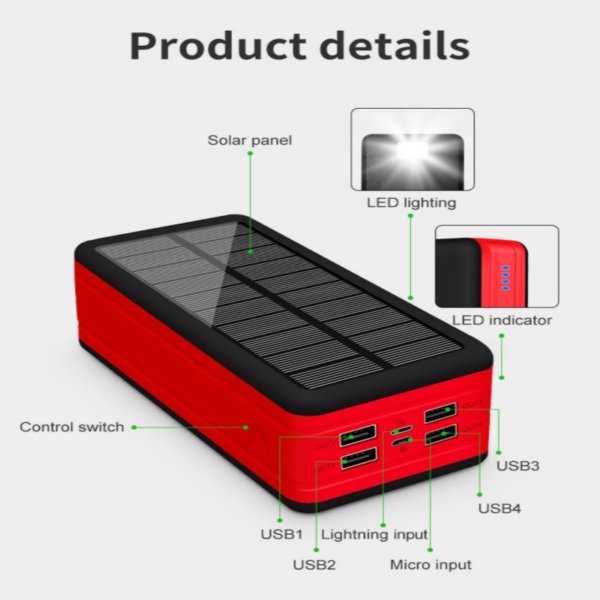 Power Bank Solar 99000mAh - Image 5