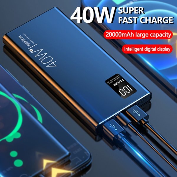 Power Bank 20000 mAh 40w